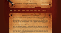Desktop Screenshot of haveyouthought.com